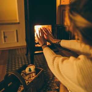 Woman with Her Hands in A Fire